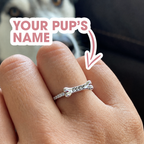 Pawtré Personalized Bone Ring