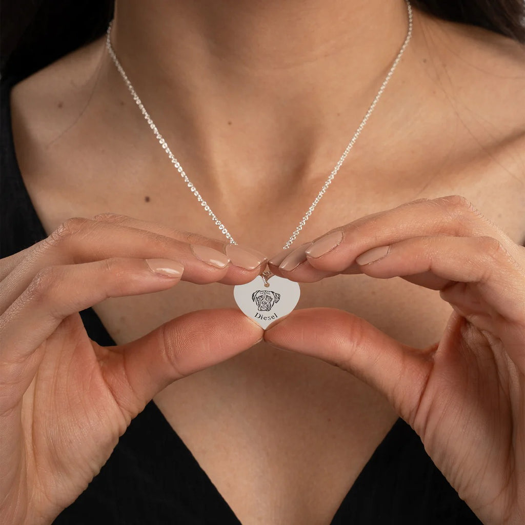 Pawtré Heart Memory Necklace