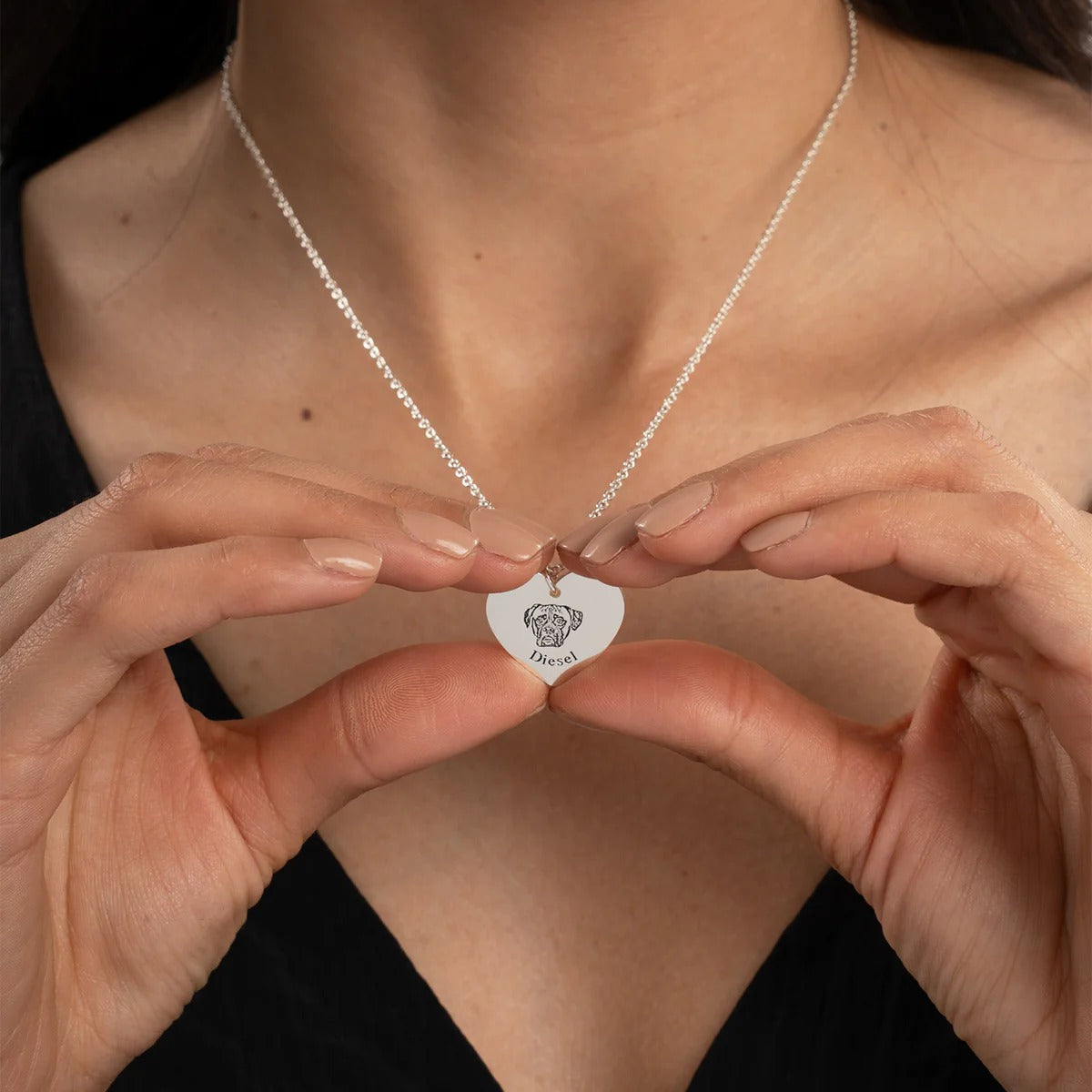 Pawtré Heart Memory Necklace