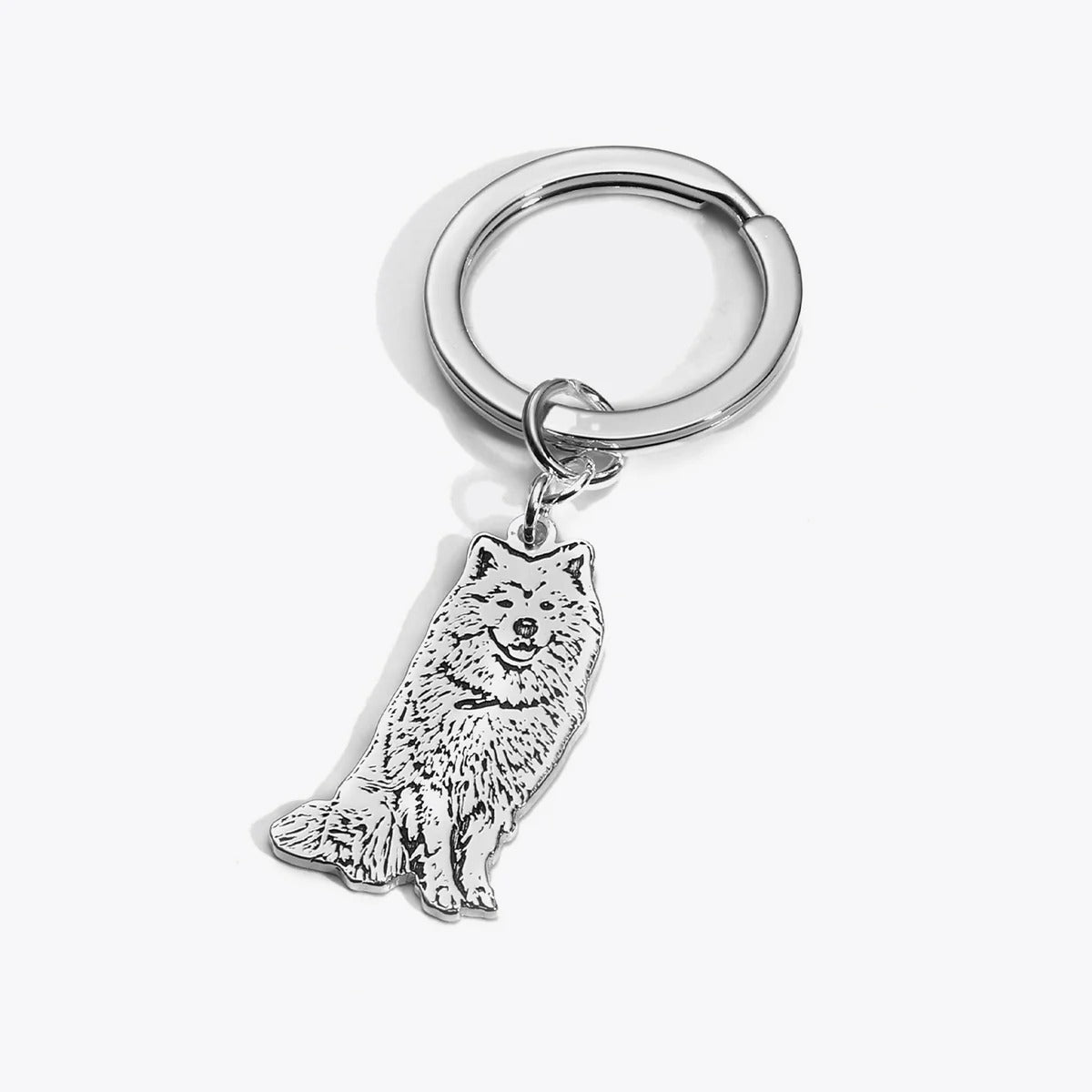 Personalized Pet Silhouette Keychain