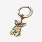 Personalized Pet Silhouette Keychain