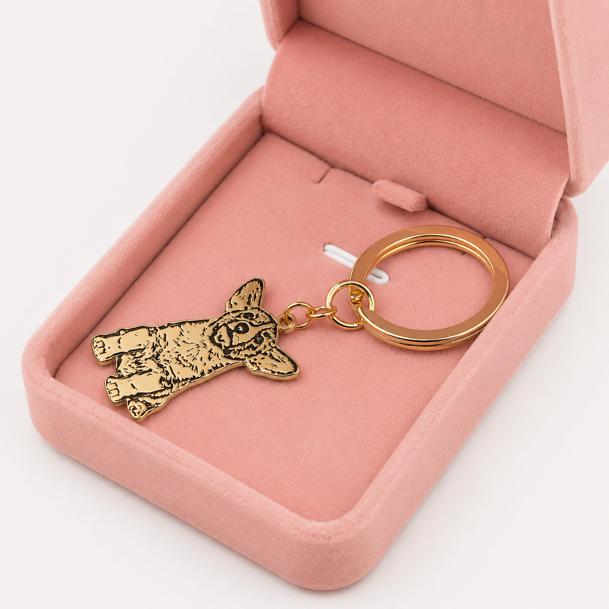 Personalized Pet Silhouette Keychain