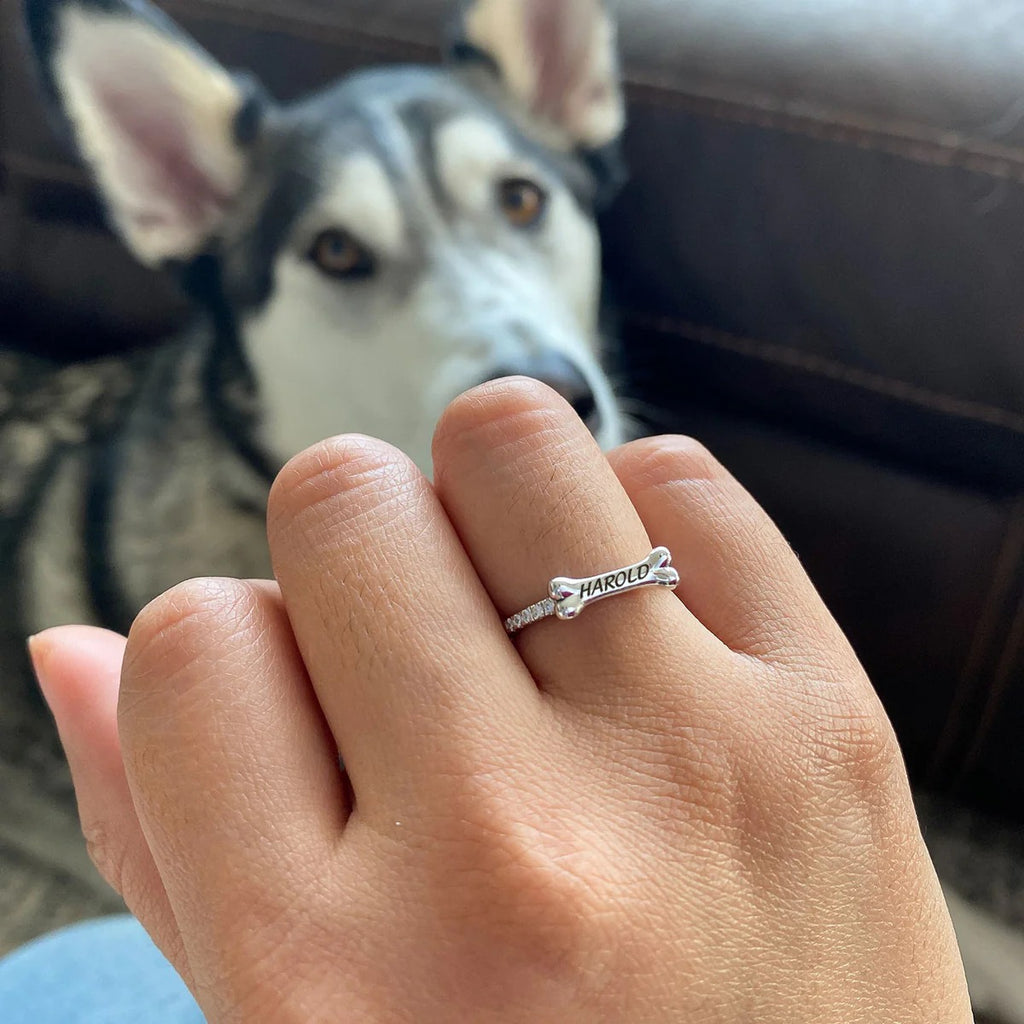 Pawtré Personalized Bone Ring