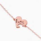 Paw Heart Bracelet