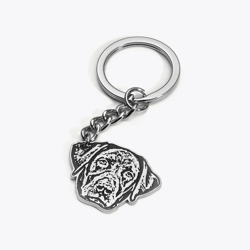 Personalized Pet face Keychain