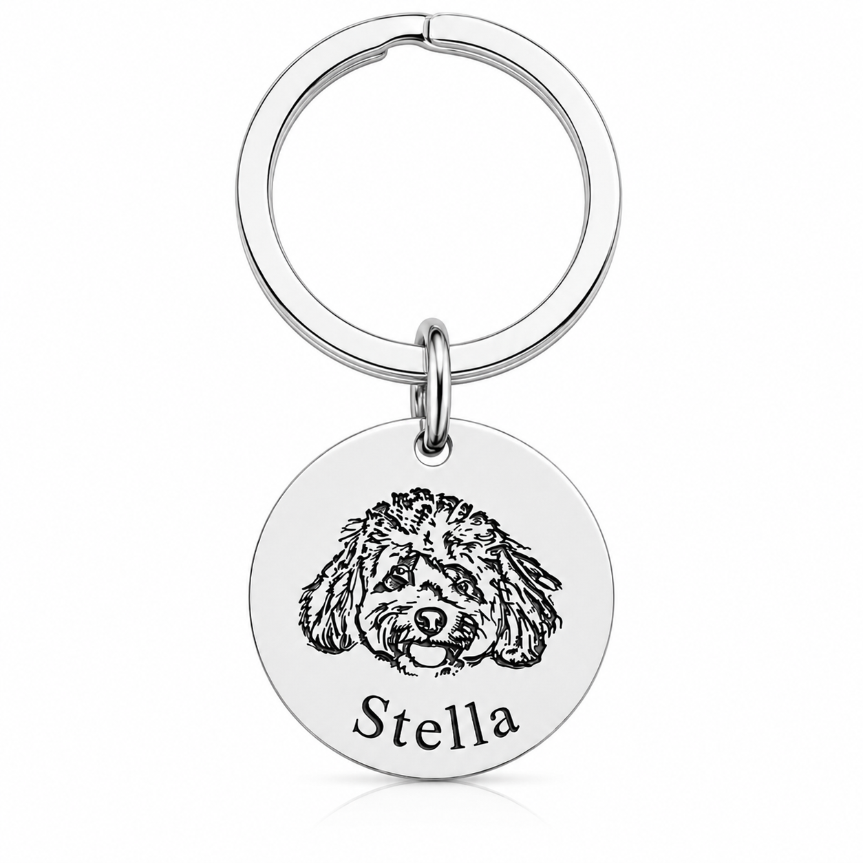 Pawtré Signature Portrait Keychain