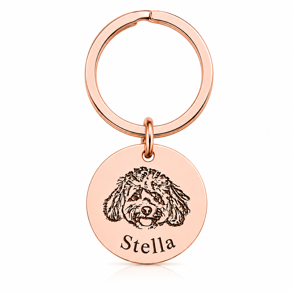 Pawtré Signature Portrait Keychain