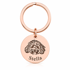 Pawtré Signature Portrait Keychain