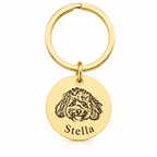 Pawtré Signature Portrait Keychain