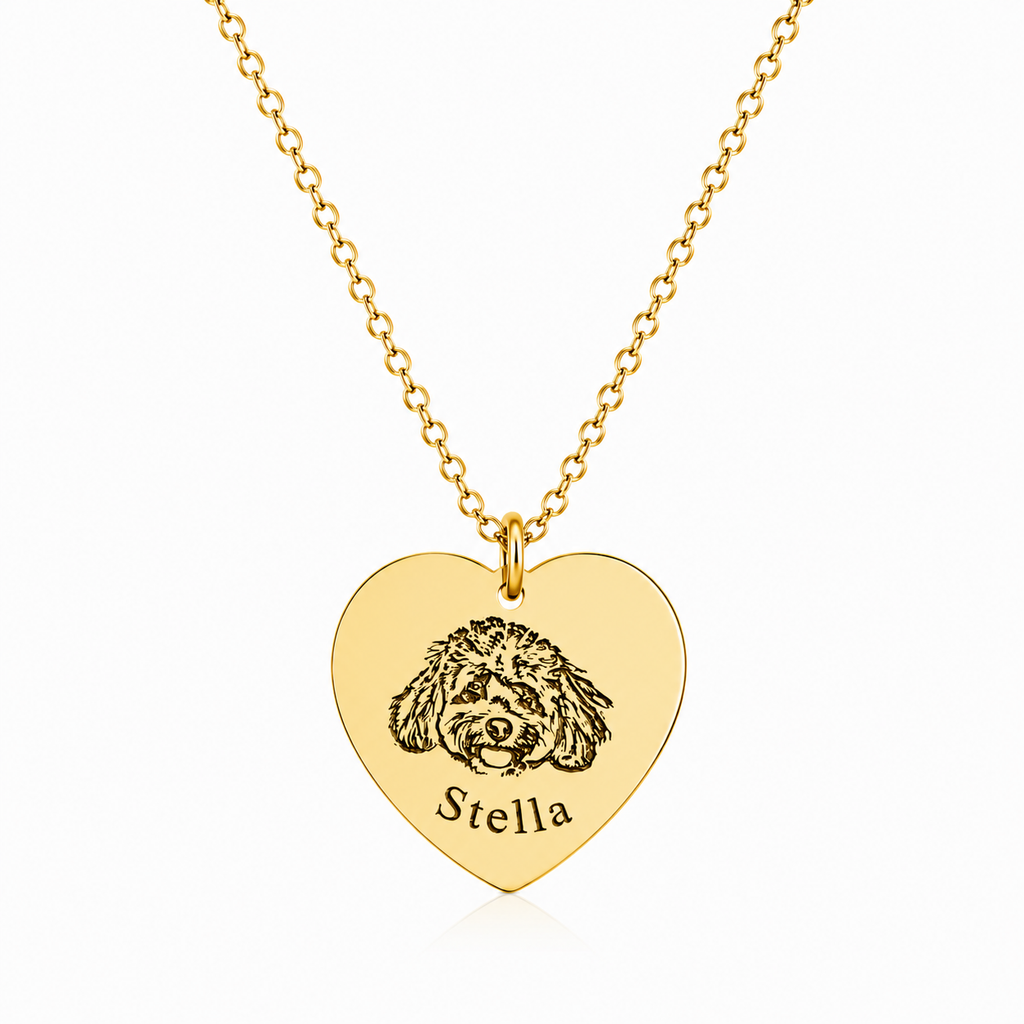 Pawtré Heart Memory Necklace