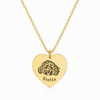 Pawtré Heart Memory Necklace