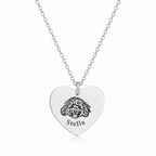 Pawtré Heart Memory Necklace