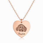 Pawtré Heart Memory Necklace