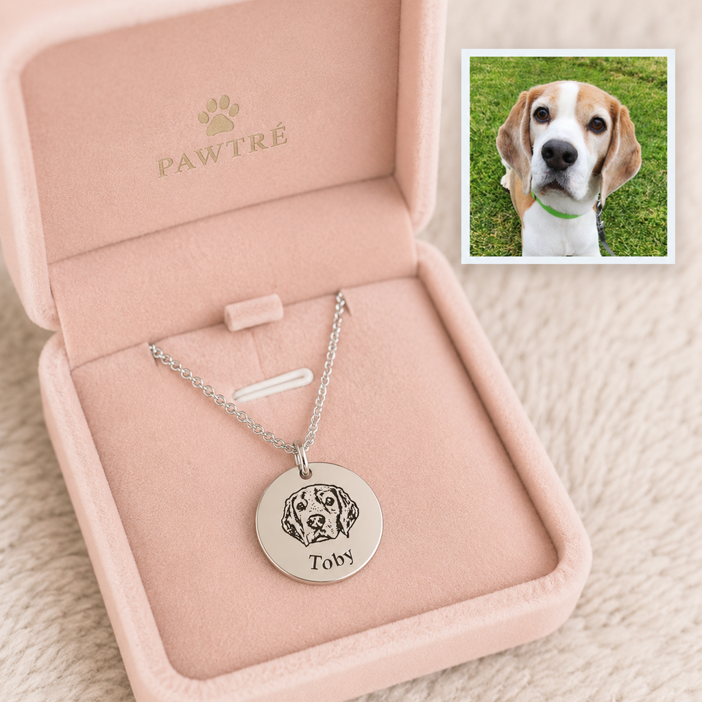 Pawtré Signature Portrait Necklace