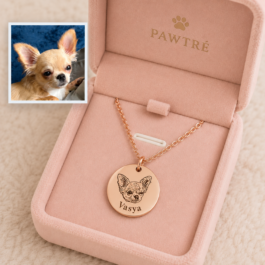 Pawtré Signature Portrait Necklace