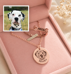 Pawtré Signature Portrait Necklace