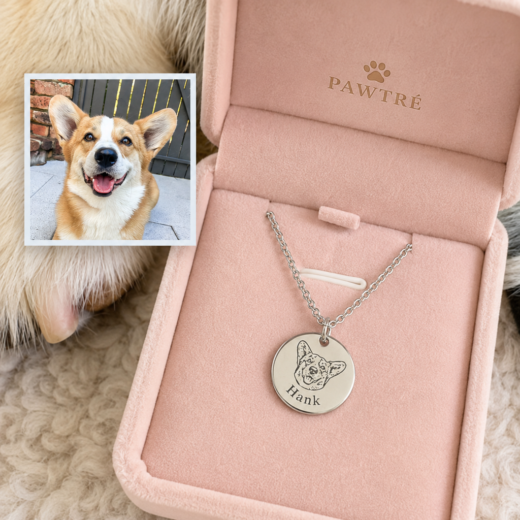Pawtré Signature Portrait Necklace